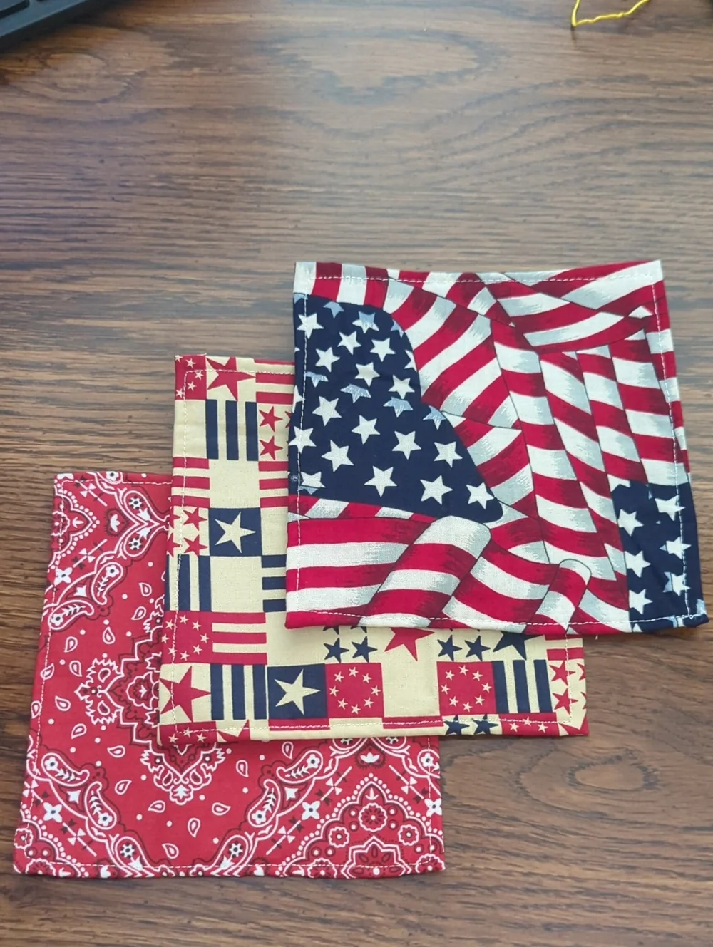 Patriotic Jar Grippers Set Of 3